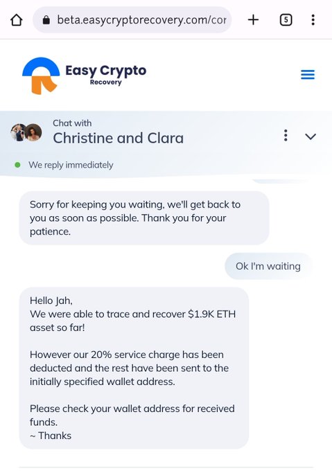 shibabeyon's tweet photo. ✅ User: an******************@*****.com
Traced &amp; recovered $1.9K ETH asset through our website.
- Our 20% service charge applies!

#crypto #recovercrypto #ETH #restorecrypto #solana #trending #NFTCommunity #NFT #nftrecovery #Bitcoin    #cryptorecovery #LUNC #CryptoNews https://t.co/TVdhDAxtgy