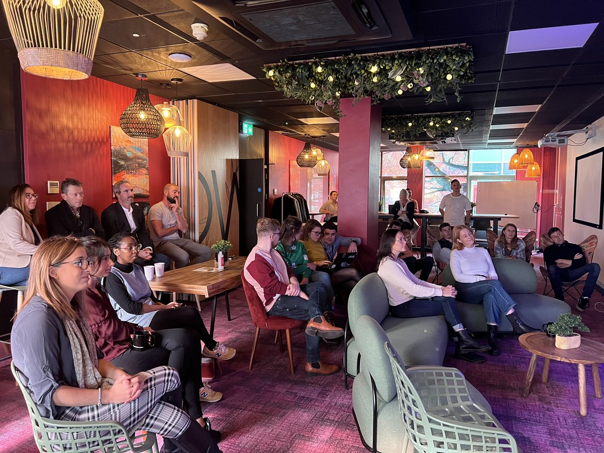 republicofwork's tweet photo. 💥 We are still smiling after what was such an amazing event on Friday for our @NDRC_hq Pre Accelerator Showcase. We were delighted to have over 120 attendees tune in to the showcase. Even better, we had most of the cohort down in Cork for a watch party!
@eshna_gogia https://t.co/5x3HM11nbL