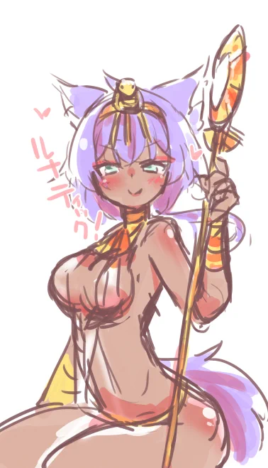 あえてルフユちゃんと言い張る!安易なコスプレらくがき!! 