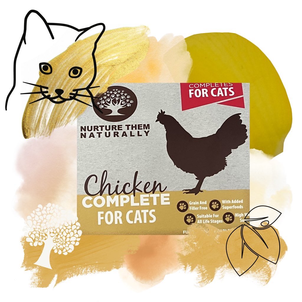 PawsNaturally's tweet image. Chicken &amp;amp; Duck for Cats by Nurture Them Naturally available both instore and online now! 

#cats #cat #catlovers