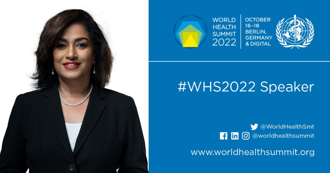 EstherPassaris's tweet photo. I'm excited  to join an eminent panel at the World Health Summit #WHS2022 and share my insights on the topic 'Game Changer: A New Lens on Investment in Health and Well-Being' . Watch live from 5 pm EAT -> https://t.co/nXXQ0nxzhF @WorldHealthSmt @WHO https://t.co/NyS9GoWtUD