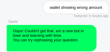 Sahibbkaur's tweet photo. I tried using the chatbot but it is of no help. As you can see in the pictures added below. https://t.co/K2uT3u08xt