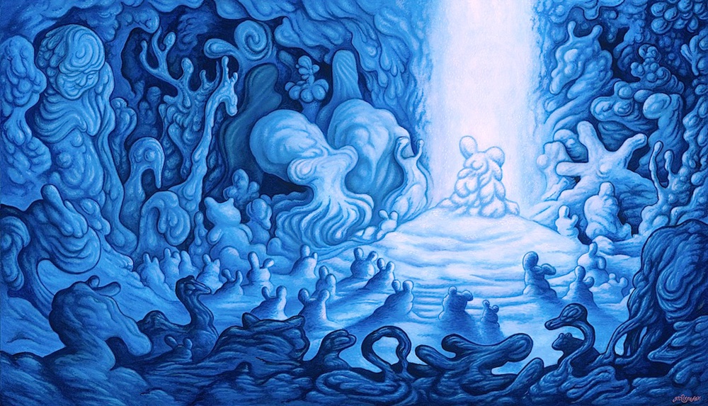 NathanSpoor's tweet photo. As the objects of virtue held court, the silver lining took form.

The Velvet Forever
14 x 21 inches / acrylic on panel / 2012

#art #painting #surreal #nathanspoor #narrativeart #contemporaryart #suggestivism #acrylicpainter https://t.co/xDgtRFaILn