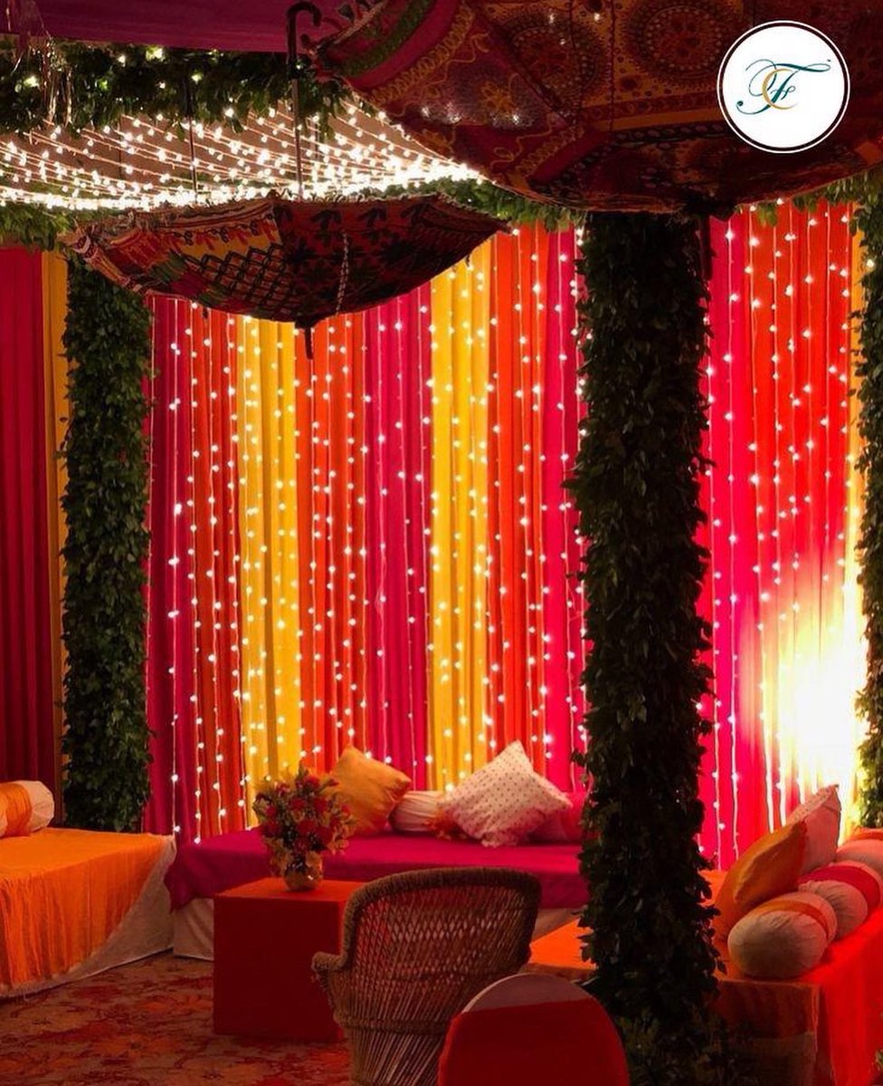 fancyandclassy's tweet photo. Mehandi doesn’t have to be just day function. Adding lights to the colour changes the whole setup!!
#fancyandclassy_in #mehendiceremony #floraldecor #mehendifunction #indianwedding #mehendi #eventplanner #weddingplanner #weddingrituals #colourfulmehendisetup #mehendigettogether https://t.co/DaN1ntriOL