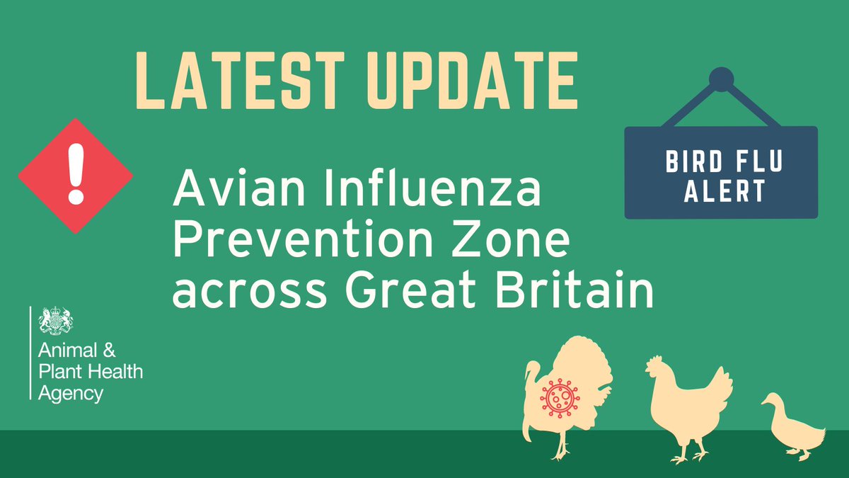 APHA on Twitter "An AvianInfluenza Prevention Zone has come into