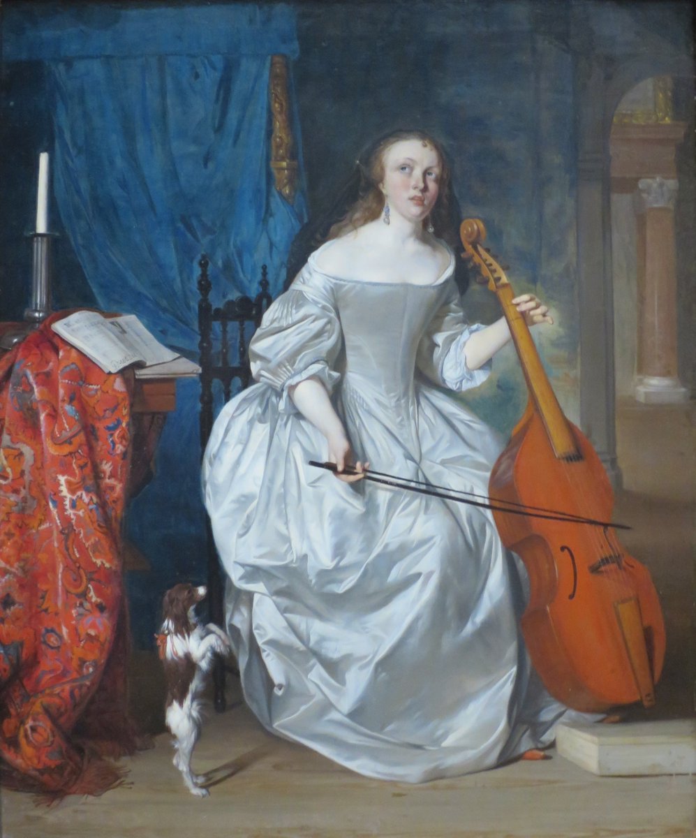 RESSAMLARIN TÜRK HALILARI Painters' Turkish Carpets Gabriël Metsu (1629-1667) Viola de gamba çalan kadın, 1663 Woman Playing a Viola de gamba, 1663