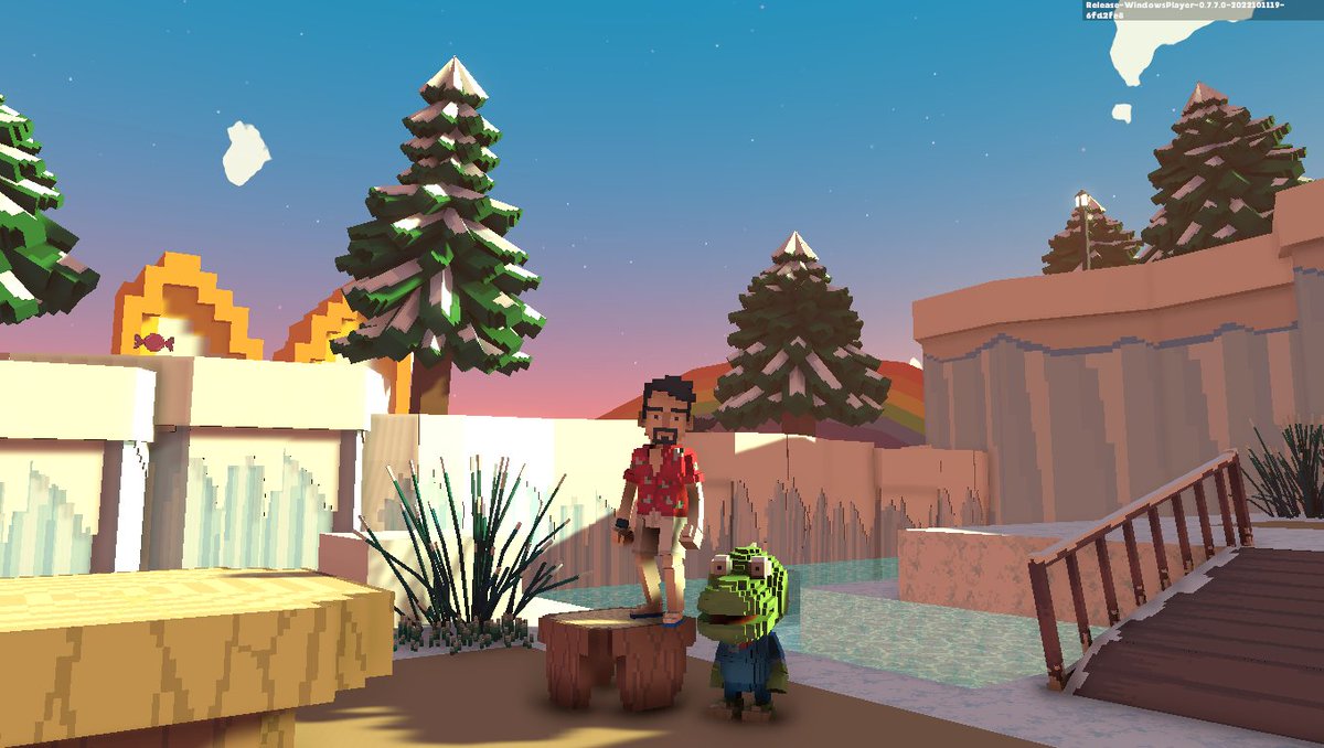 evieericjo's tweet photo. @TheSandboxGame I just finished my quest on Pororo experience on the #SandboxAlphaS3 for a chance to win a Season 3 Alpha Pass! Here I am with a cute Pororo. Check out my screenshot!

#Pororo

take me friend https://t.co/PMlFD7dZiO