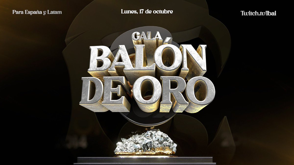 IbaiLlanos's tweet photo. Esta tarde a las 19:00, la gala del balón de oro en mi canal de Twitch.

Nos han considerado como un medio oficial así que tendremos la oportunidad de hablar con los protagonistas.

Hagamos historia esta tarde. https://t.co/LfN0Gb3C2s