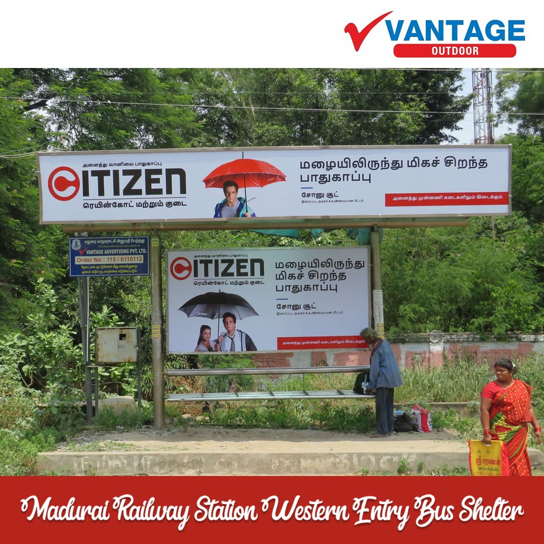 VantageOutdoor's tweet photo. Madurai Railway Station Western Entry Bus Shelter, #BookingOpen โ๏ธ 9500005749 or ๐https://t.co/hcMLFWHYpK.
#busshelteradvertisements #busstopads #busstopshelteradvertising #maduraibusshelterads #maduraibusstopadvertising #outdooradvertising #oohadvertising #tamilnadu https://t.co/wuKDK9fiKe