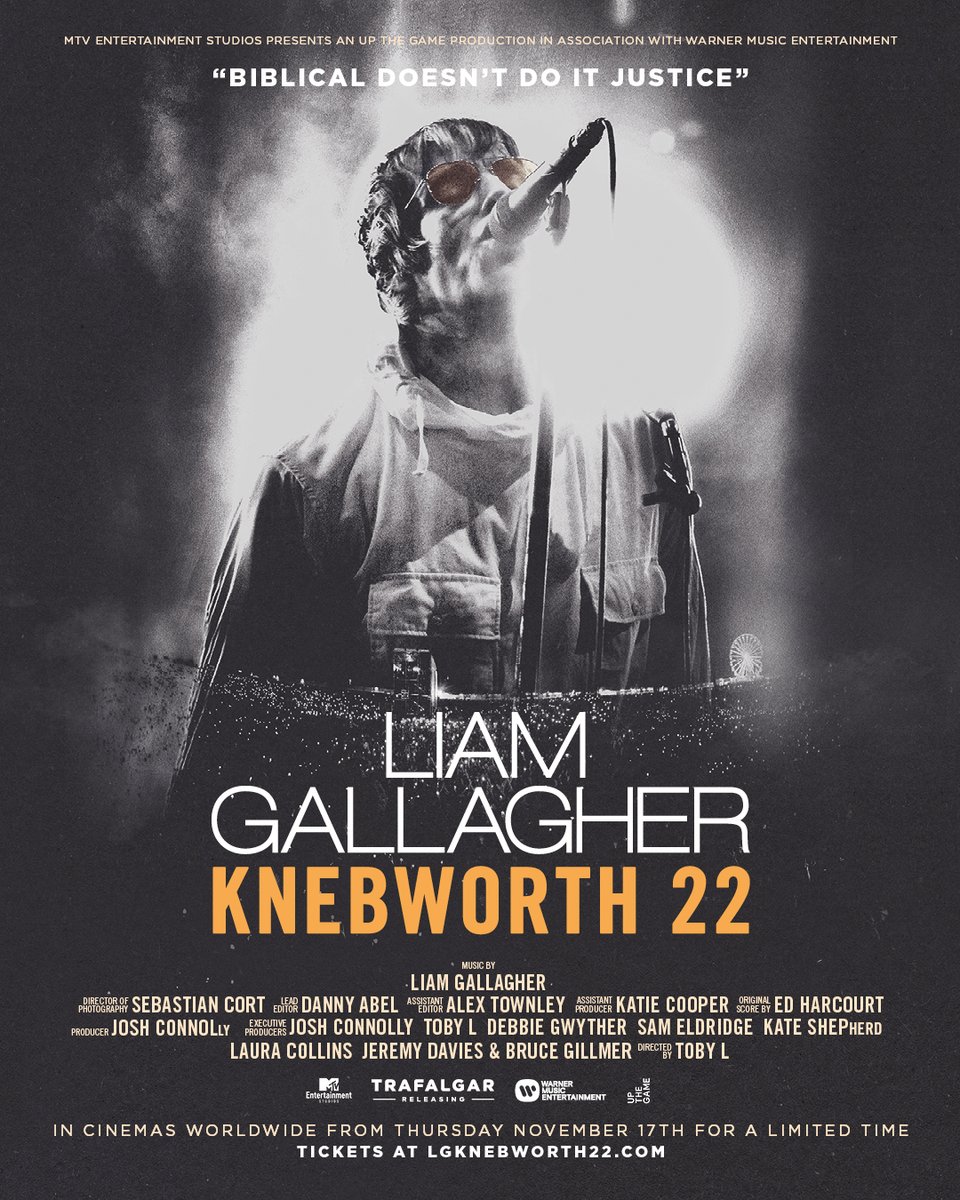 "..beyond Biblical"

lgknebworth22.com

#LGKnebworth22

Poster design: R-W Studio