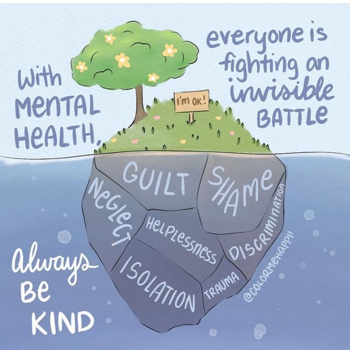 Always be Kind. Mental Health is challenging! #JoyTrain #Mindfulness #MentalHealth #Quote RT @Eliz74464813