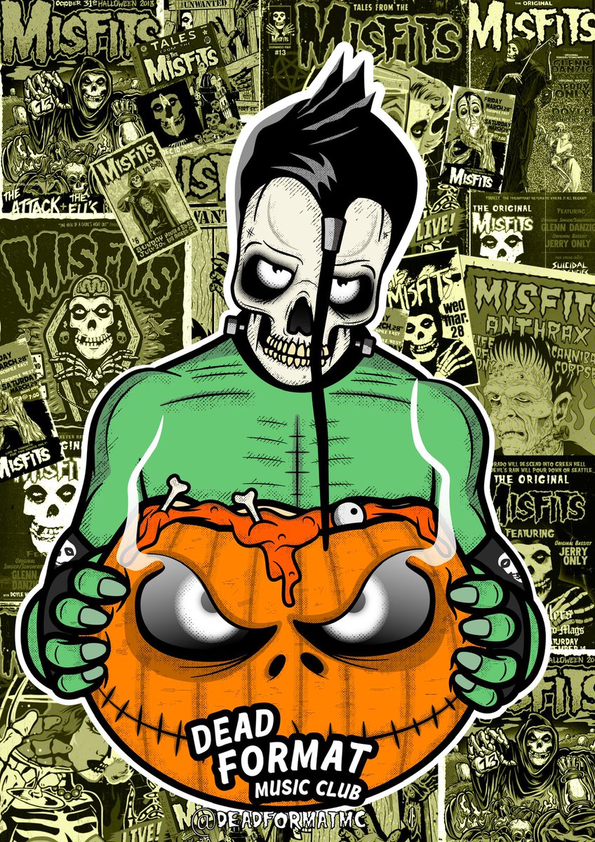 deadformatmc's tweet photo. Decided I’d look at a design for physical this time. Who would want this @themisfits inspired sticker for Halloween 🎃 (well maybe next Halloween 👻😂). #misfitsrule https://t.co/dYVxzqQeYg