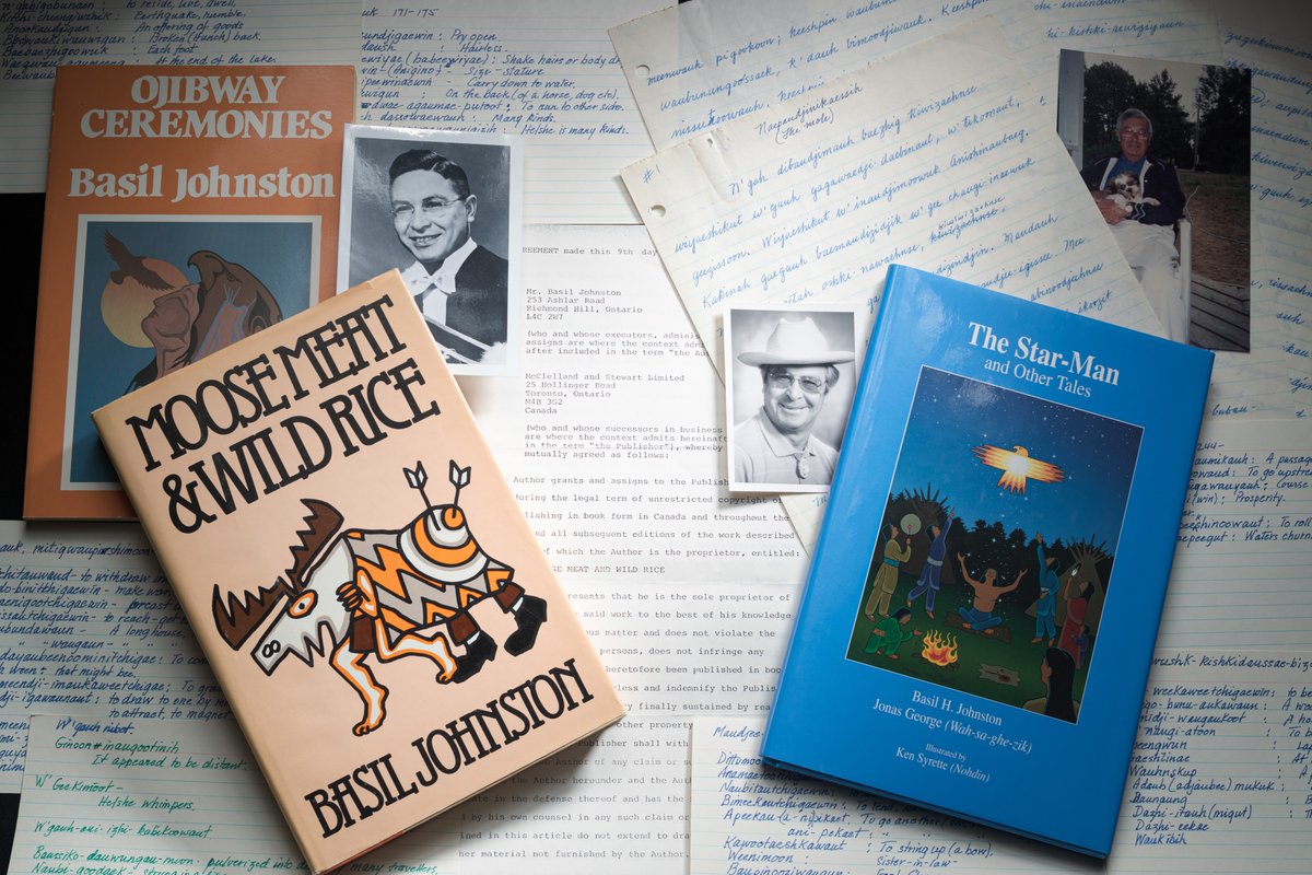 maclibraries's tweet photo. McMaster University Library and CCUNESCO are pleased to announce the addition of the Basil H. Johnston Archives, noted Ojibwe author and linguist, to the Canada Memory of the World Register. 

Story: https://t.co/x69iRZj4AJ
Register: https://t.co/5fg2MIPUyt https://t.co/u7JAx1dhvY