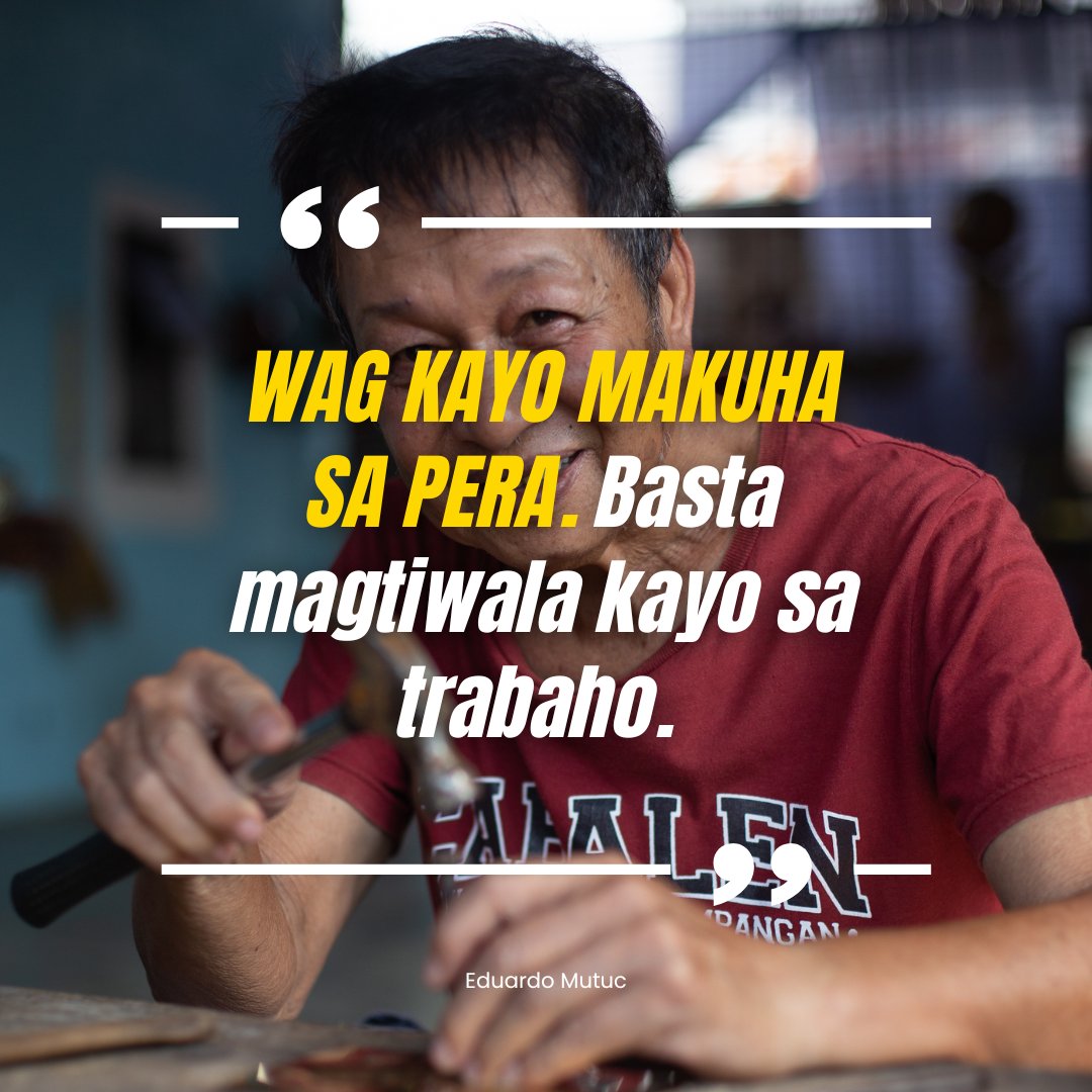 MuseoMutuc's tweet photo. Some inspirational and wise quotes from one of our national living treasures Eduardo Mutuc.

#GawadManlilikhaNgBayan
#NationalLivingTreasure
#EduardoMutuc
#MutucMuseo https://t.co/WibUOa9KKU