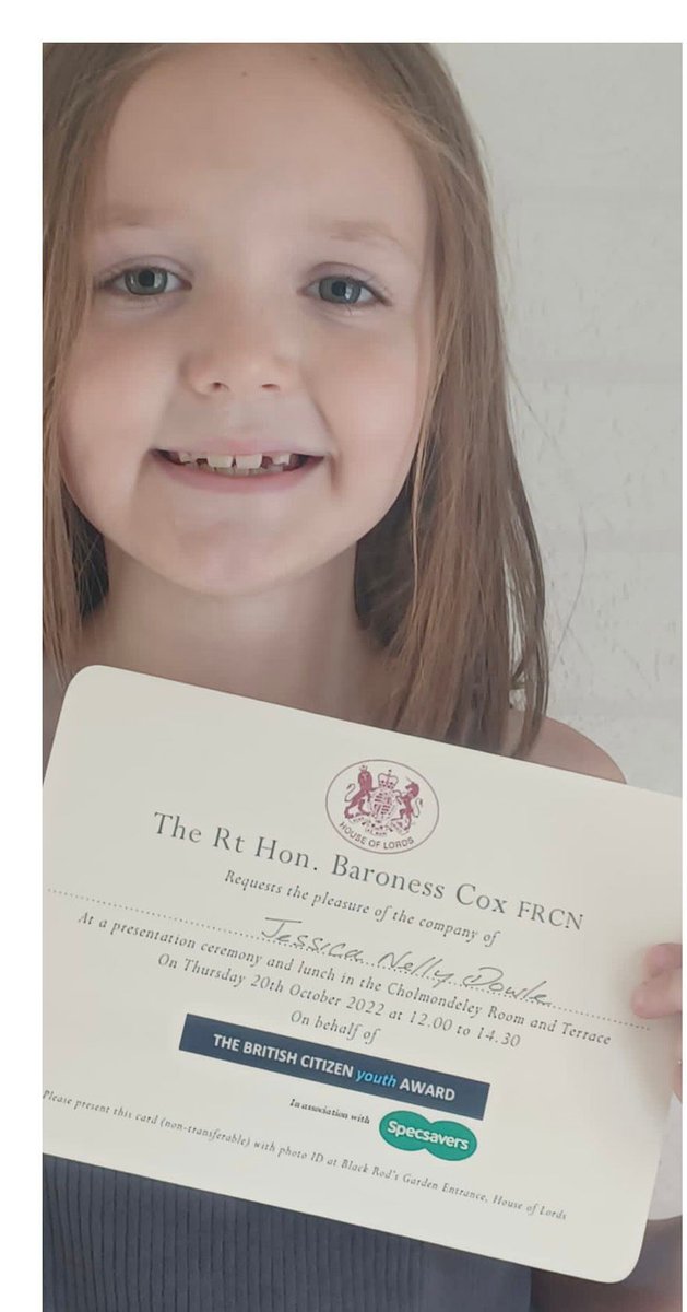 Our beautiful Jessica is being honored with a @CitizenAwards #BCyA on Thursday at the palace of Westminster for all her hard work supporting all Liverpool hospitals @LivHospitals @AlderHey @AlderHeyCharity raising over £20,000 to provide stoma bears and packs for patients 😀