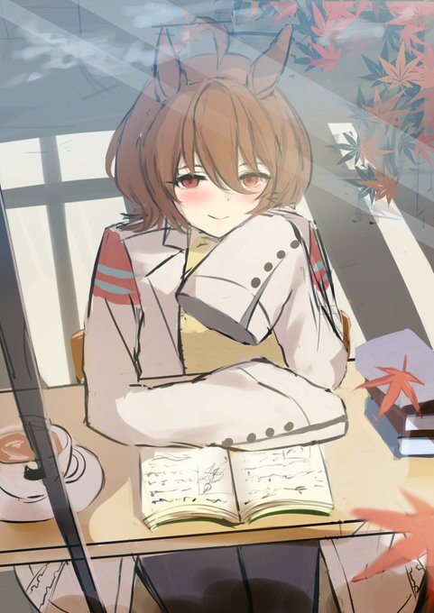 秋タキオン ラフ#ウマ娘 