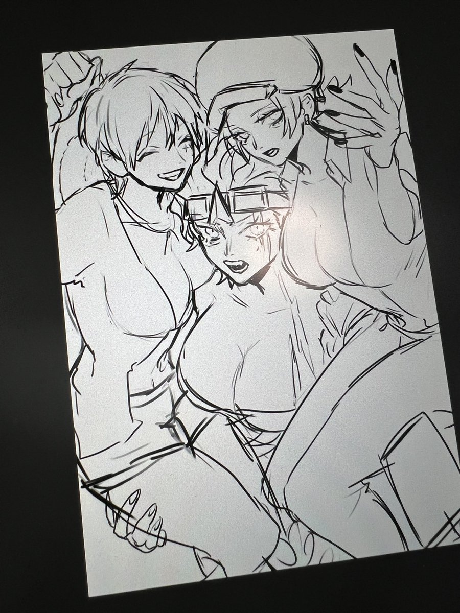 描いて放置してたやつとか🤯 