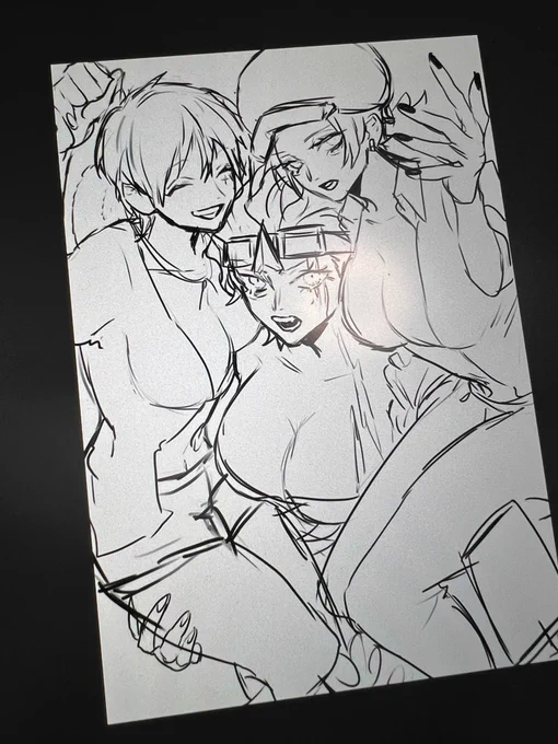 描いて放置してたやつとか🤯 