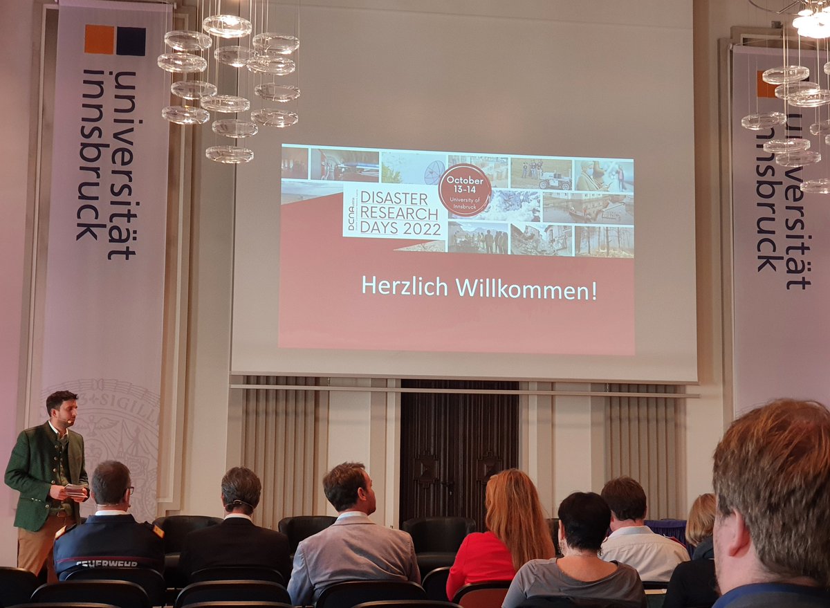 riskhazclimlab's tweet photo. Exciting time at the #DRD22 last week! We presented outcomes from the CAVE and #SliDEM projects: #Vulnerability analysis for future epidemics & Creation of DEMs from #Sentinel1 for #landslide volume estimation.
#DRR @DCNAustria @Z_GIS1 @PLUS_1622 https://t.co/8i1xeoX9aZ