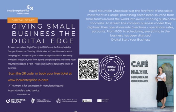 Kasha Connolly @HazelMountainCh Hazel Mountain Chocolate is at the forefront of chocolate movement in Europe.To streamline complex business model, they digitised their operations. From POS, to scheduling, everything in the business has been digitised.