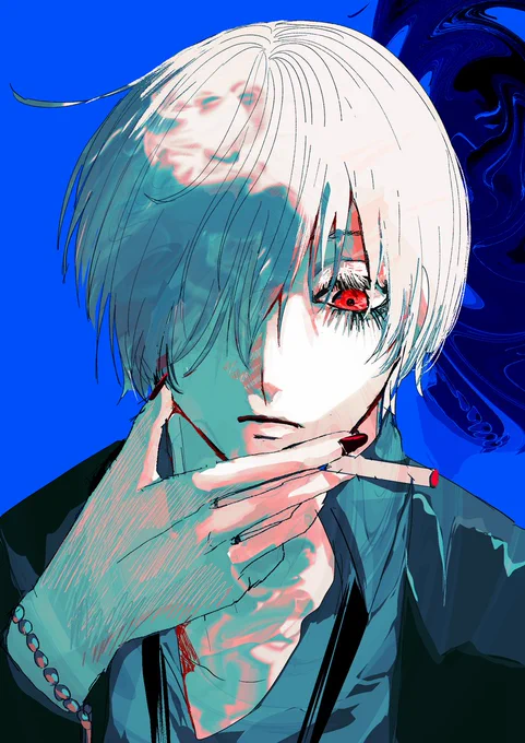 blue#イラスト  #illustration 