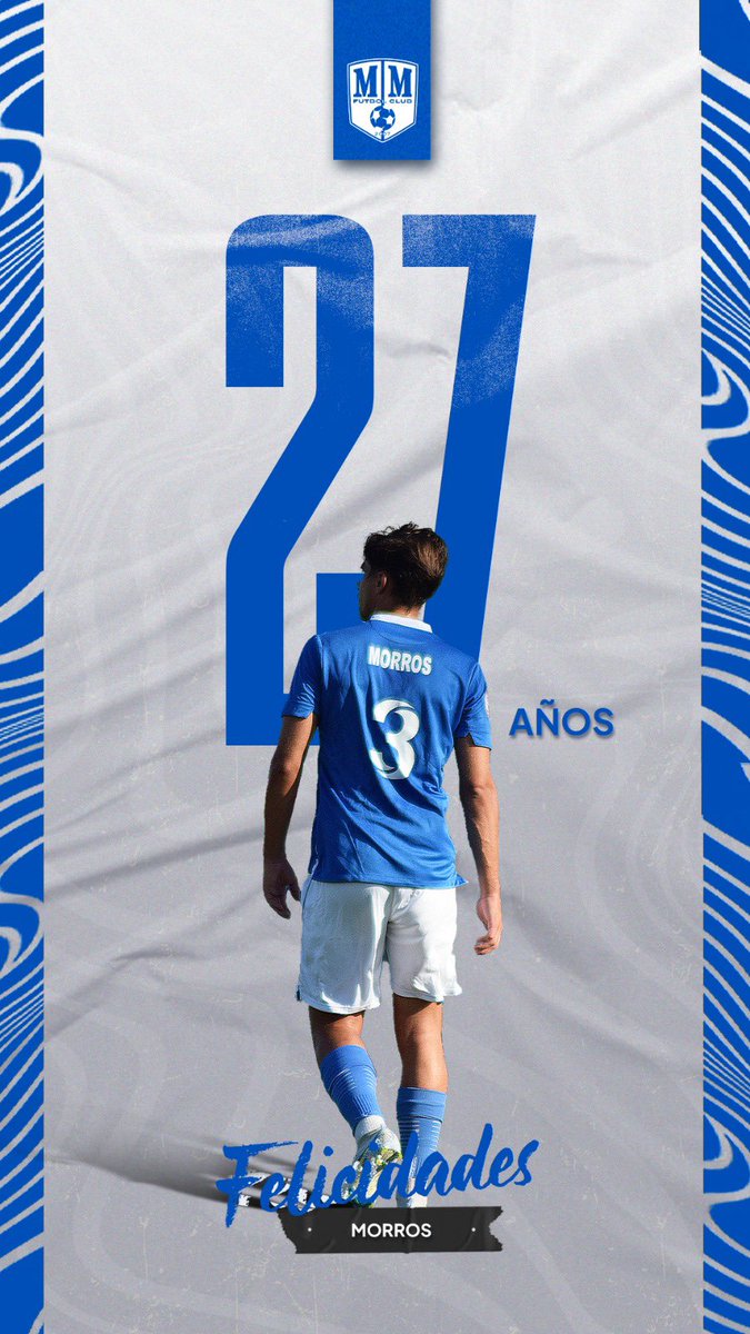 #Club | 

🎂 ¡Hoy es el cumpleaños de nuestro    lateral <a href="/Juan_Morros/">Juan Antonio “Morros”</a>!

👏🏻 ¡Ayer le dimos nuestro regalo con un ➕3️⃣!

🫶¡Muchas felicidades! 
 
#SigamosHaciendoHistoria ⚔️