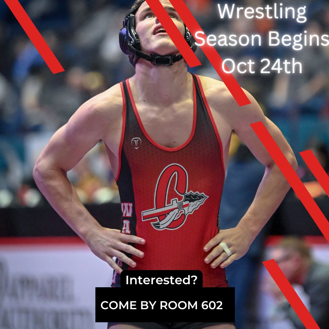 The 22-23 Warrior Wrestling Season begins in one week! Let's go Warriors! <a href="/CherokeeAD/">Cherokee AD</a> <a href="/CHS_Warriors/">Cherokee HS Warriors</a> <a href="/SeWrestle/">SEWrestle</a> <a href="/GeorgiaGrappler/">Georgia Grappler</a>