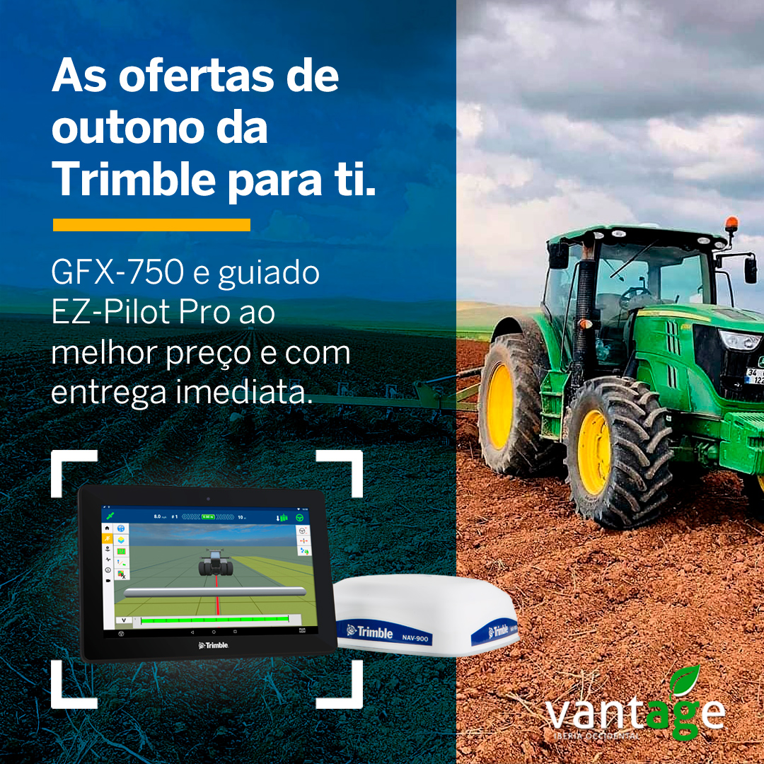 Vantageoeste_pt's tweet photo. 🆙 Tire partido das ofertas de Outono da Trimble este mês!

➡️ O seu novo sistema GPS e de orientação ao melhor preço e com disponibilidade imediata. 

➡️ Descubra mais e comece já a poupar com #Trimble precision farming! 👉 https://t.co/5S0xYFyUO8

#maquinariaagrícola #smartagro https://t.co/YcSAUUXEOR
