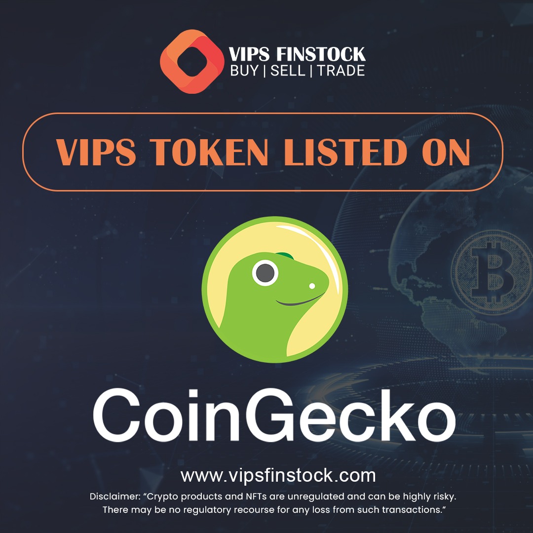 The <a href="/VIPS_Finstock/">VIPS Finstock</a> team is pleased and excited to announce that our native token VIPS Token (VIPS) is officially listed on <a href="/coingecko/">CoinGecko</a> 

Be sure to check us out on our CoinGecko page and follow us!

coingecko.com/en/coins/vips-…

#vipstoken #coingecko #vipsfinstock #crypto #altcoin