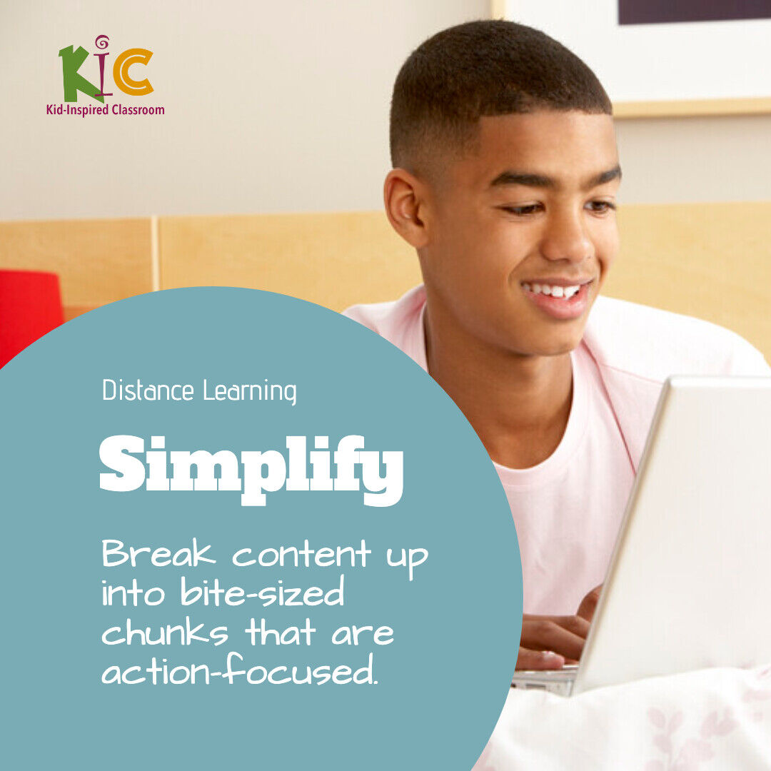 Lesson of the day for teaching English learners. SIMPLIFY. Too many teachers throw too much at their students all at one time and the students simply can't take it all in. Simplify and focus on one or two manageable chunks and then get students to take action.