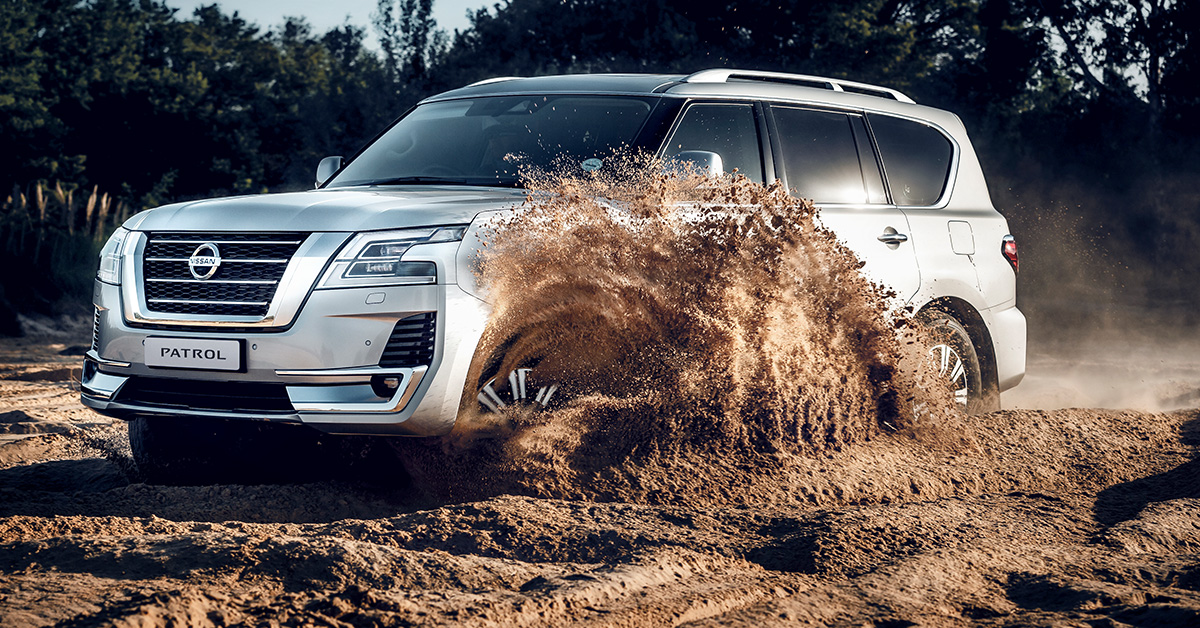 nissanza's tweet photo. There’s no better way to #OverthrowOrdinary than in the #NissanPatrol. Feel the power with premium exterior finishes, and refined, detailed interior to feel comfortable. Discover more: https://t.co/CfykoDejHQ https://t.co/BS6svghmz1