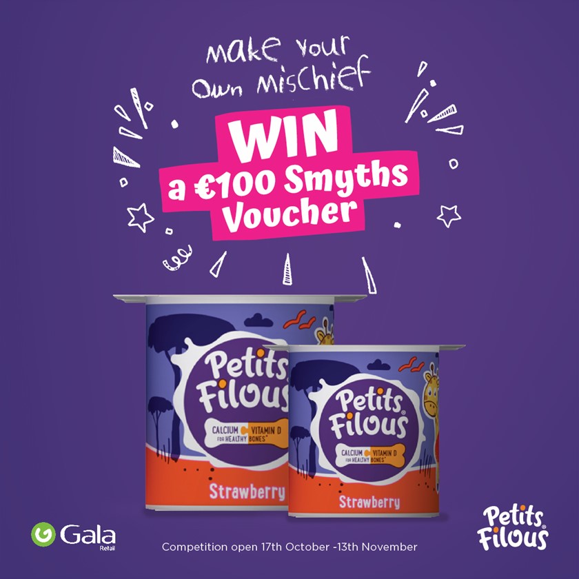 Gala_Retail's tweet photo. #CompetitionTime Petits Filous want to giveaway a €100 Smyths voucher, Petits Filous is high in calcium and vitamin D which is essential for the health growth of strong bones!

1. Tag a friend below
2. Share the competition 
3. Like the competition

Closing date - 13/11/22 https://t.co/PS7gt5MCVQ