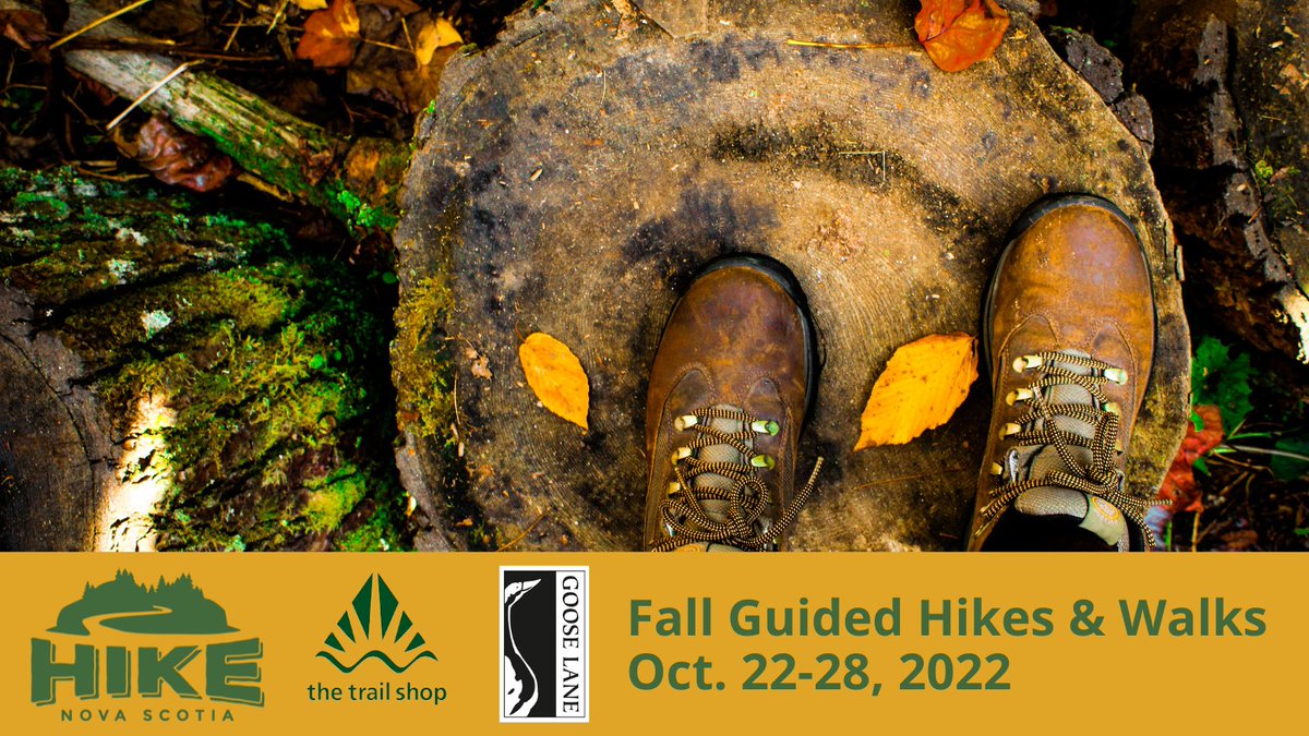 HikeNS's tweet photo. Oct. 22-28 Fall Guided Hikes & Walks | https://t.co/XxVIVp2nb4 #HikeNS #FallGuidesHikesWalks #NSWalks #FallInNS https://t.co/E6bOqsHrFb