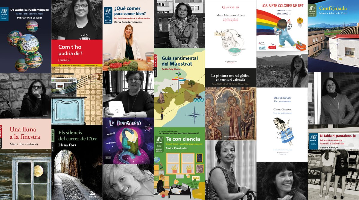 Escriptores de novel·la, de poesia, d'assaig, de llibre infantil i juvenil, de divulgació científica...

Bon #DiaDeLesEscriptores!