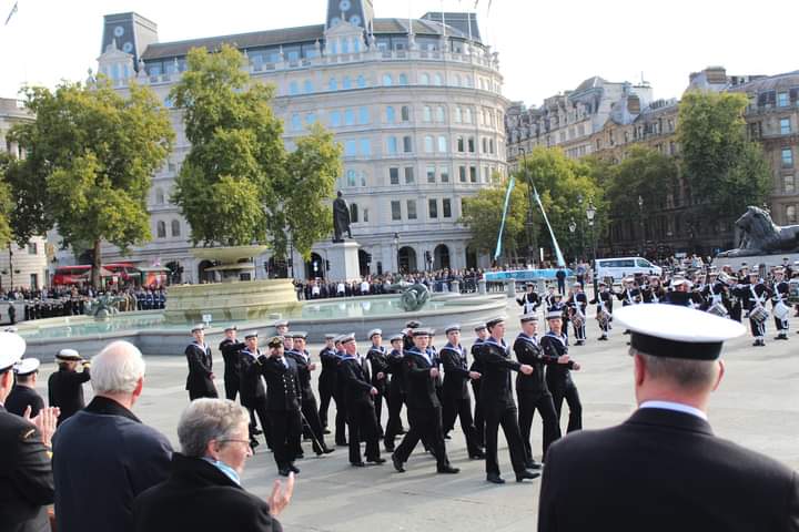 SamuelDay113's tweet photo. Brilliant to parade as part of No. 3 Platoon Northern Area Sea Cadets at @SeaCadetsUK National Trafalgar Parade 2022. With @RAdmJudeTerry as our Reviewing Officer it was an amazing experience. Thank you Ma'am. https://t.co/z9D7CU1U0z