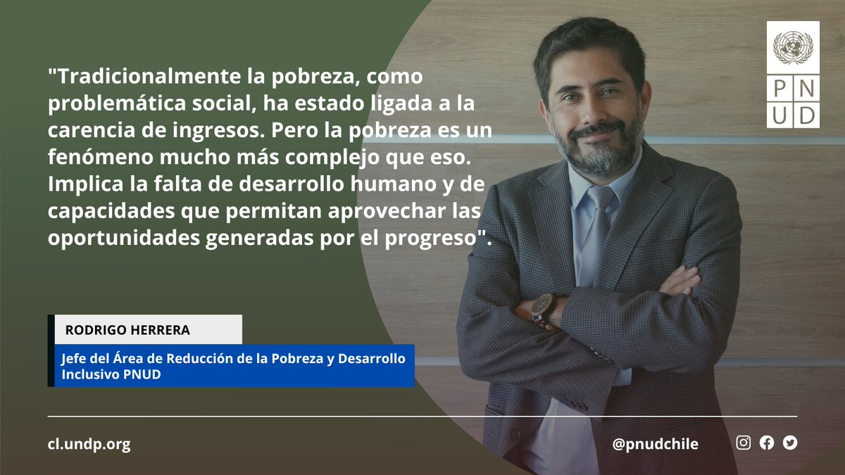 PNUDChile's tweet photo. 💬 Opinión | En @elmostrador, y en el marco del Día Internacional para la Erradicación de la #Pobreza, Rodrigo Herrera aborda los principales aspectos de nuestra nueva publicación "¿Por qué hablar de pobreza en Chile?" 📚 https://t.co/azmBG08L9f https://t.co/Ub159Agg9d