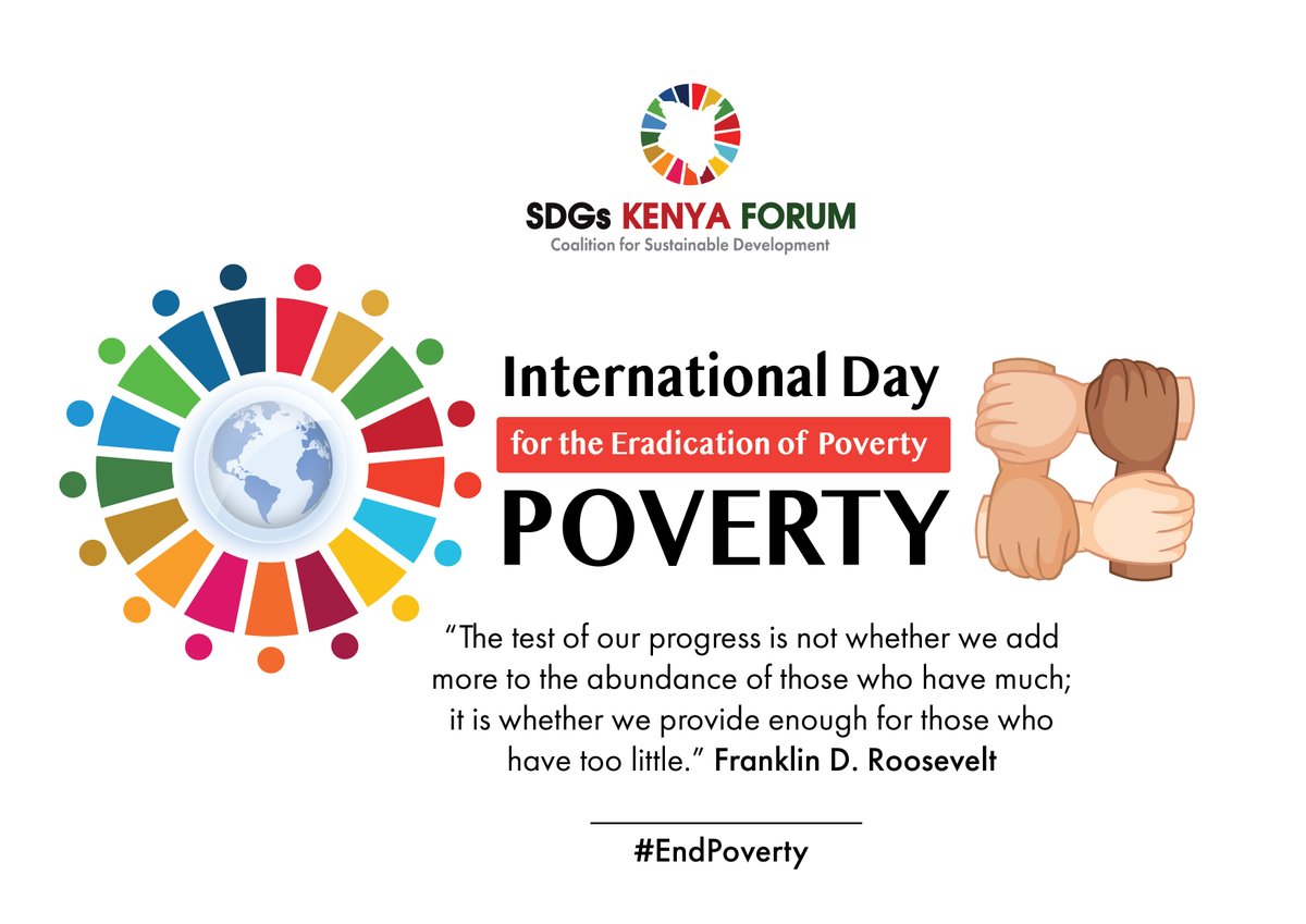 “The test of our progress is not whether we add more to the abundance of those who have much; it is whether we provide enough for those who have too little.” #EndPoverty #SDG1 #DecadeOfAction