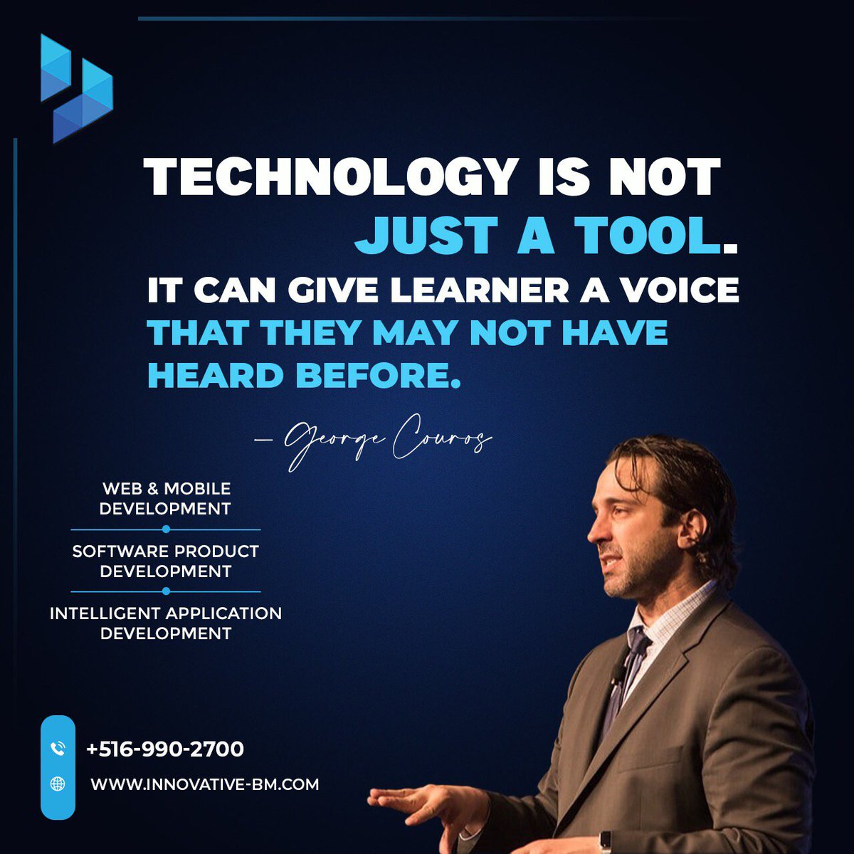 inovativebm's tweet photo. Technology is not just a tool it can give learner a voice that they may not have heard before.!! George Couros !!
Make an inquiry now!!
https://t.co/fjwZeTQOEM
info@innovative-bm.com

#innovativebm #ai #machinelearning #technology #datascience #python #deeplearning #programming https://t.co/UtQnmu4tFX