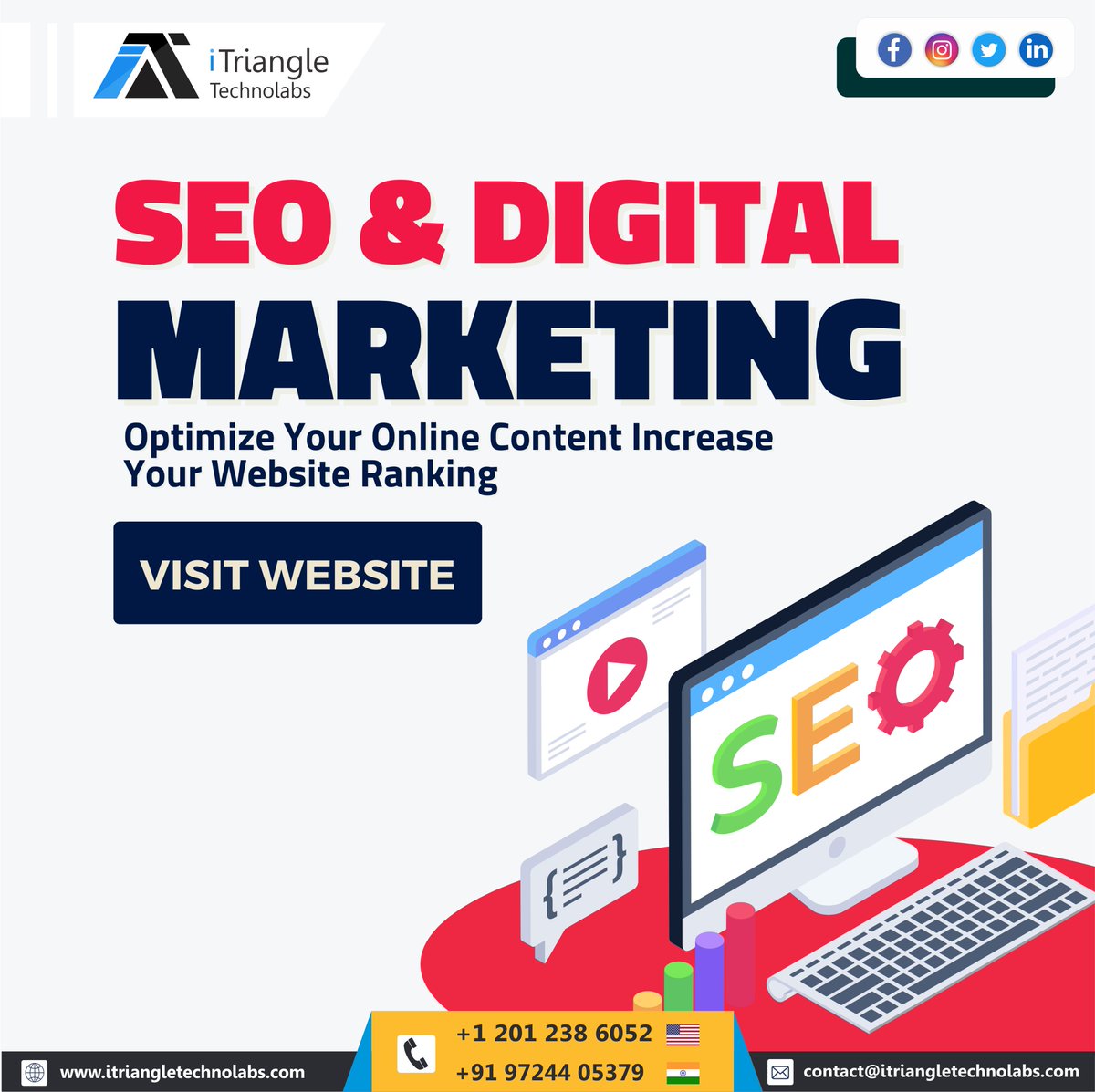 itriangletech's tweet photo. For more information visit our website 🌐 https://t.co/Ak4FqTpQvp
Mail: contact@itriangletechnolabs.com
Call: +1 201 238 6052
Call: +91 97244 05379
.
.
#seo #searchengineoptimization #seoservice #seocompany #seoagency #business #seooptimization #Marketing #googleads https://t.co/JE7UECfSU8