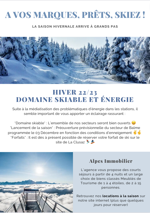 ALPESIMMOBILIER's tweet photo. La Clusaz, à vos marques, prets, skiez ! https://t.co/kuun0JKHST https://t.co/iWFXgbLZke