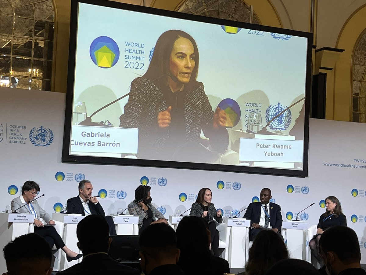 _ATscale's tweet photo. If we are going to change the world we need to see our issues reflected in national budgets &amp; we need to collaborate in partnerships because everything is interrelated @GabyCuevas #WHS2022 #UHC2030 #ATChangesLives https://t.co/H90HVuGx5m