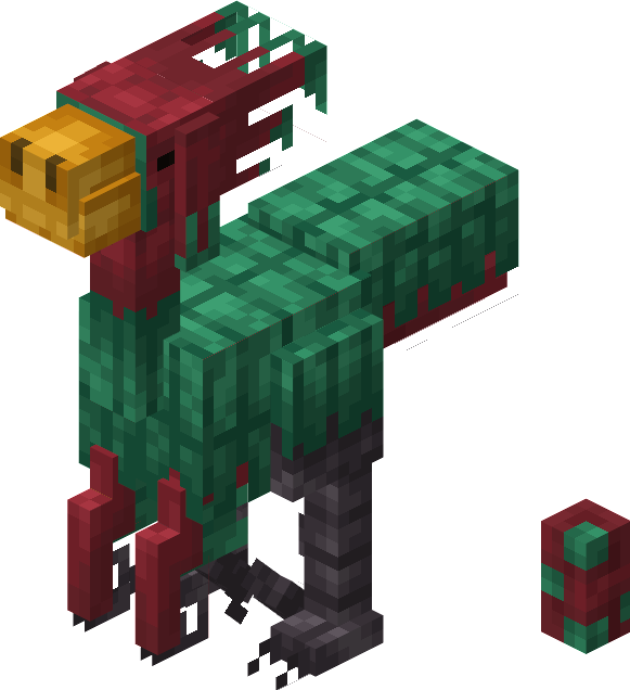 FietDit's tweet photo. The Chomper REVAMPED!! (this is the final design hopefully)
finally decided to show the real Chomper!

hope you like the new one!
#minecraft #blockbench #pixelart #models #SNIFFERSWEEP #SnifferSupremacy #Dinosaurs #Raptor https://t.co/1QIDoiQXR4