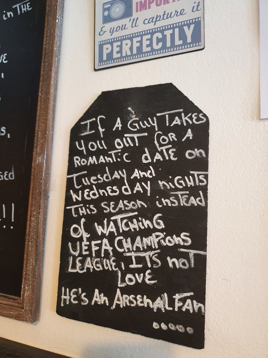 Seen in a cafe in Christchurch, Dorset. @ChampionsLeague #COYS