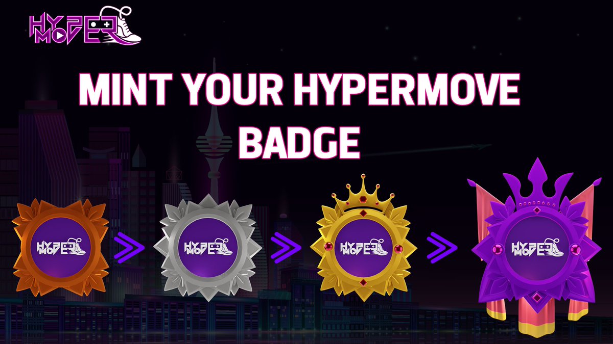 gameterminal_'s tweet photo. 🌟 HyperMove Badge Minting is now LIVE!
Gain exclusive perks by minting and holding HyperMove Badges.
🔗 Minting Link: https://t.co/jFiCRC6Zxm
📖Minting Guide: https://t.co/3OW2qUARDL
💬 HyperMove Badges are completely FREE + No Gas fees!
#Hmove #Badge #FreeMints #NFTs https://t.co/fSxrbt3gj1