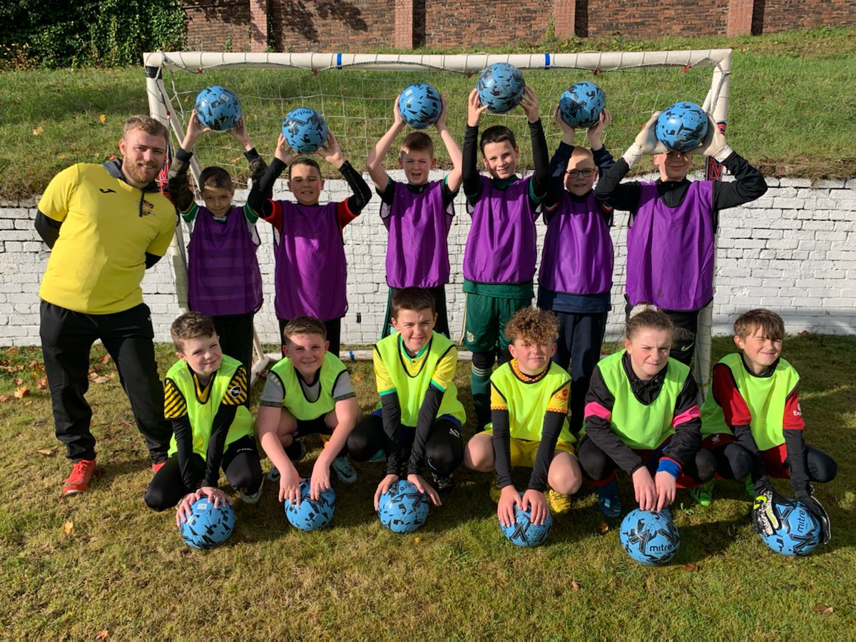 ARFCCommunity's tweet photo. October Camp day 1 🎃⚽️🧟‍♂️ Lots of smiles, laughter, teamwork and fun...with some football thrown in for good measure! Coaches Andy, Iwona and Edward, putting the team through their paces 🤝👍

#fun
#footballdevelopment 
#octobercamp 
#albionrovers 
#westcollegescotland https://t.co/hXmTmFGzI7
