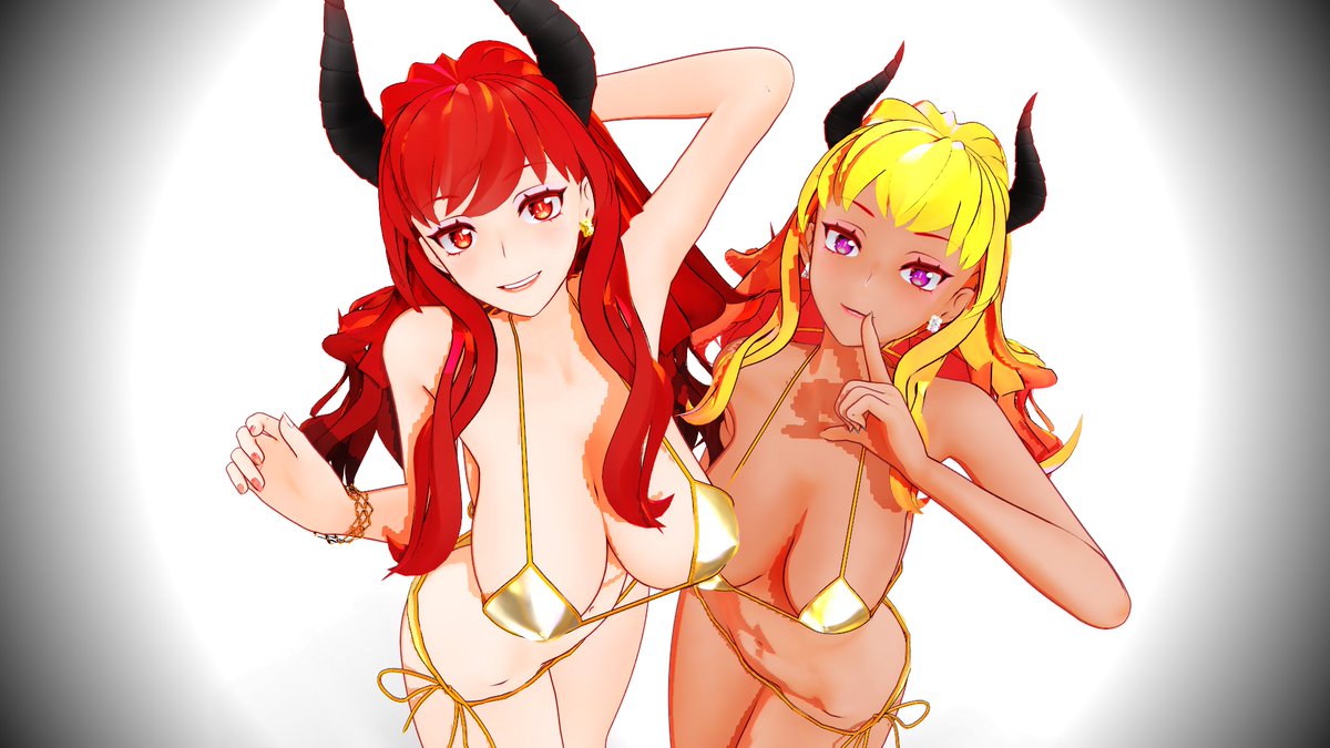 ヴィンディケアさんに新たなお着がえしたわけでもなんでもなく・・・、金ぴか水着っていいよねというだけの静画😇

ポーズ:404notFound
プラダステージ:Adam様 