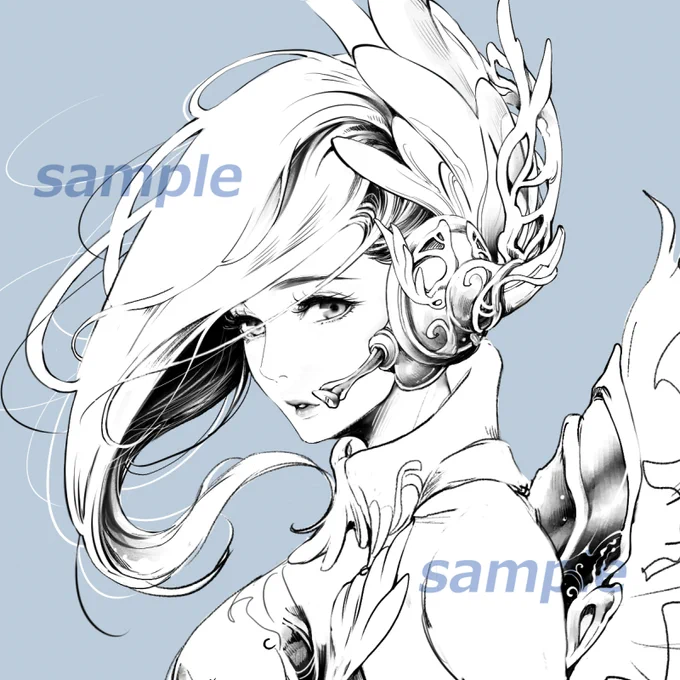 2年前の描き途中出てきた。
直して進めてNFTに持っていこう。 