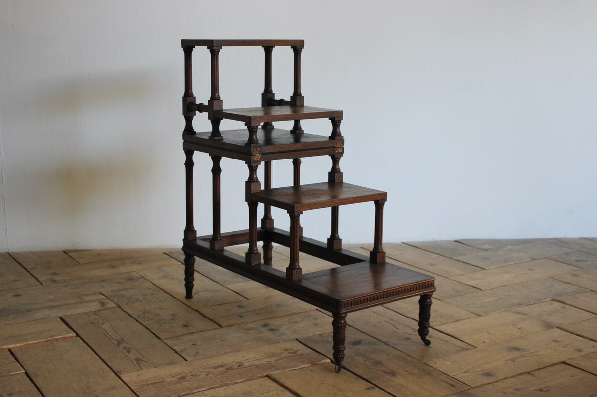 BrownriggUK's tweet image. Unusual 19th Cent Country House Metamorphic / Folding Library Steps

bit.ly/3TtAORw

#librarysteps #antiquestep #antique #furniture #interiordesign #design