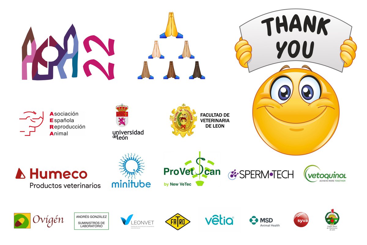 AERA2022 (@aera2022) on Twitter photo #AERA22 agradece a las entidades colaboradoras y patrocinadoras del congreso: <a href="/unileon/">Universidad de León</a> <a href="/aera/">aera</a> <a href="/FacVetLeon/">Facultad de Veterinaria - Universidad de León</a> <a href="/HumecoHuesca/">Humeco</a> Minitube New VeTec SpermTech <a href="/VetoquinolFarm/">Vetoquinol Farm Animal</a> @OvigenOficial <a href="/LeonvetSL/">Leonvet</a> <a href="/Fatroiberica/">Fatro Ibérica</a> Vetia <a href="/MSDAH_es/">MSD Animal Health España</a> <a href="/syvacontigo/">Syva, soluciones con sentido para la salud animal.</a> A. González Col. Vet. León #leonesp #AERA22 agradece a las entidades colaboradoras y patrocinadoras del congreso: <a href="/unileon/">Universidad de León</a> <a href="/aera/">aera</a> <a href="/FacVetLeon/">Facultad de Veterinaria - Universidad de León</a> <a href="/HumecoHuesca/">Humeco</a> Minitube New VeTec SpermTech <a href="/VetoquinolFarm/">Vetoquinol Farm Animal</a> @OvigenOficial <a href="/LeonvetSL/">Leonvet</a> <a href="/Fatroiberica/">Fatro Ibérica</a> Vetia <a href="/MSDAH_es/">MSD Animal Health España</a> <a href="/syvacontigo/">Syva, soluciones con sentido para la salud animal.</a> A. González Col. Vet. León #leonesp