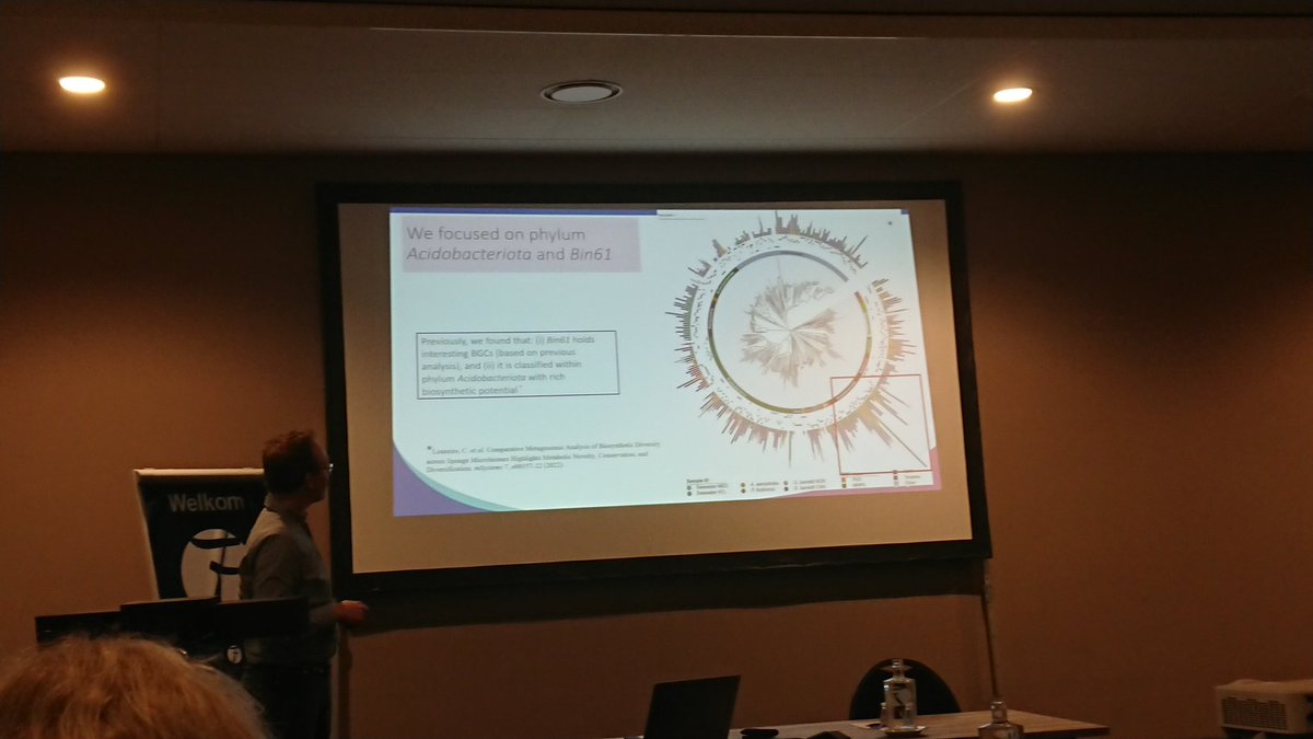 VanDerHooft_CompMetabolomics_Group (@vdhooft_compmet) on Twitter photo <a href="/marnixmedema/">Marnix Medema</a> showing recent results of <a href="/cat_loureiro/">Catarina Loureiro</a> on #microbial #diversity of #sponges during the <a href="/MARBLES_EU/">@MARBLES_EU</a> #annual #meeting! 😎 <a href="/marnixmedema/">Marnix Medema</a> showing recent results of <a href="/cat_loureiro/">Catarina Loureiro</a> on #microbial #diversity of #sponges during the <a href="/MARBLES_EU/">@MARBLES_EU</a> #annual #meeting! 😎